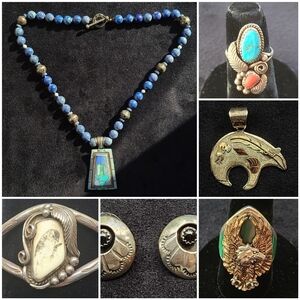 Navajo Sterling Silver Vintage Lot